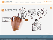 Tablet Screenshot of eastgatefinancial.com